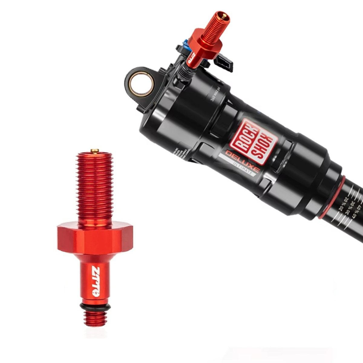 SZ-HDQZ12-RD ADAPTADOR VALVULA Ifp Rockshox Marzocchi